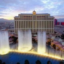 LAS VEGAS, NV-12/31/99:Bellagio w/Fountains.